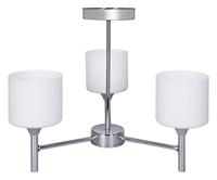 Activejet Klassieke kroonluchter pendel plafondlamp MIRA chroom triple 3xE27 voor woonkamer - thumbnail