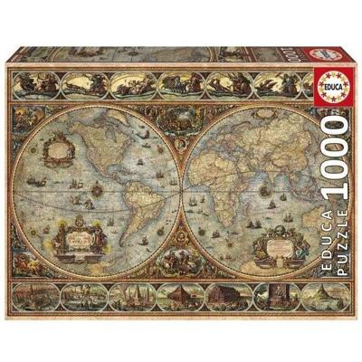 Puzzel Educa Orbis Terrarum 1000 Onderdelen