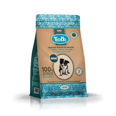 FOLK Junior Small breeds Gentle meal for puppy with rabbit, veal and carrot - droog hondenvoer - 1,6kg