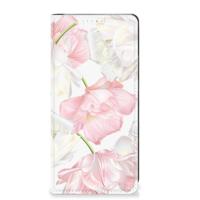 Motorola Edge 40 Pro Smart Cover Lovely Flowers - thumbnail