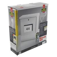 Burg Wächter 4400Si Malaga 4400 Si Brievenbus Plaatstaal Zilver Sleutelslot - thumbnail