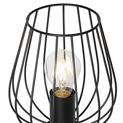 QAZQA Moderne tafellamp zwart - Palica