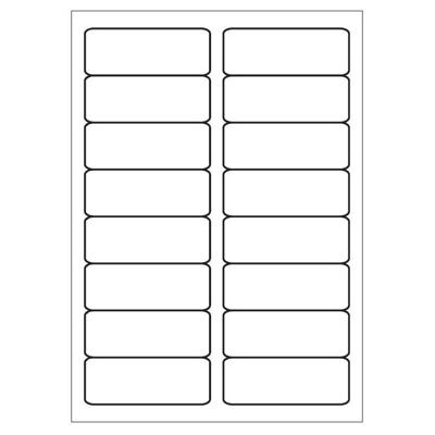 A4 etiketten 88,9 x 33,8 mm wit 100 vel huismerk A4 etiketten 88,9 x 33,8 mm wit 100 vel huismerk