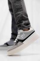 Dsquared2 77760 Sneakers Kids Grijs/Wit - Maat 37 - Kleur: WitZwartGrijs | Soccerfanshop - thumbnail