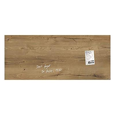 Sigel SI-GL247 Glasmagneetbord Artverum 1300x550x15mm Natural Wood Sigel SI-GL247 Glasmagneetbord Artverum 1300x550x15mm Natural Wood