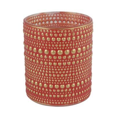 Countryfield theelichthouder hailey m rood 10 cm | 24 stuks