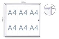 Binnenvitrine wand maulextraslim 6xa4 slot - thumbnail