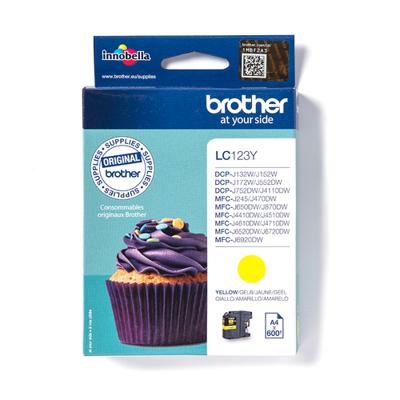 Brother LC-123Y geel - thumbnail