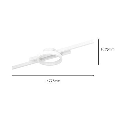 Eglo Zwarte led plafondlampAmandolo - 900952