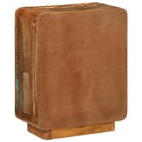 Dressoir met 3 lades 55x30x70 cm massief gerecycled hout - thumbnail