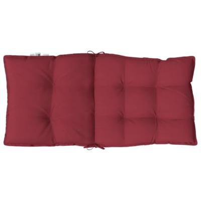 VidaXL Stoelkussens 6 st lage rug oxford stof wijnrood
