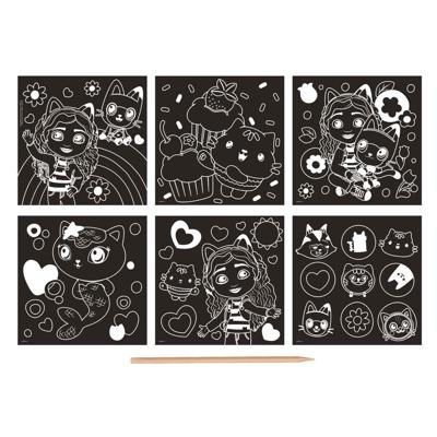 Creative Craft Group Scratch kaarten gabby's poppenhuis set, 7dlg.