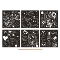 Creative Craft Group Scratch kaarten gabby's poppenhuis set, 7dlg. - thumbnail