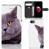 iPhone 7 | 8 | SE (2020) | SE (2022) | Telefoonhoesje | Met pasjeshouder | Kat - thumbnail