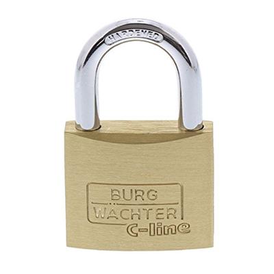 Burg Wächter 2er Set Quadro 222 40 SB Hangslot Gelijksluitend Messing Sleutelslot Burg Wächter 2er Set Quadro 222 40 SB Hangslot Gelijksluitend Messing Sleutelslot