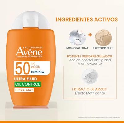 Avène Onzichtbare Zonnefluide SPF50+ 50ml - thumbnail