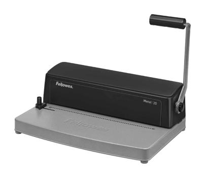 Bindmachine Fellowes Metal 25 Zwart/Gris
