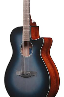 Ibanez AEG50-IBH Indigo Blue Burst High Gloss elektrisch akoestische westerngitaar - thumbnail