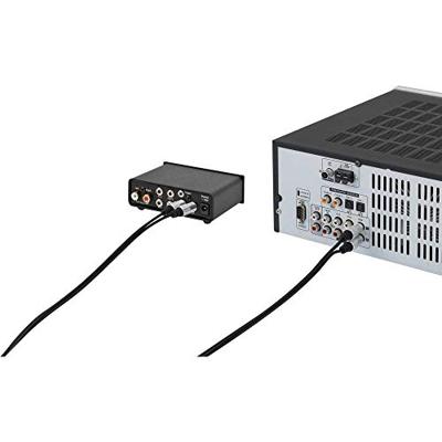 SpeaKa Professional SP-7870144 Cinch Audio Aansluitkabel [2x Cinch-stekker - 2x Cinch-stekker] 1.00 m Zwart SuperSoft-mantel, Vergulde steekcontacten