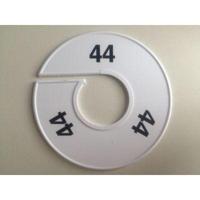 Maatring 11 cm wit/zwart 44 - thumbnail