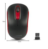 SpeedLink CEPTICA Muis Radiografisch Optisch Zwart, Rood 3 Toetsen 1600 dpi - thumbnail