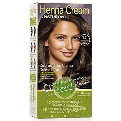 Naturtint Henna Cream 5.0 Licht Kastanjebruin Semi-Permanente Kleuring