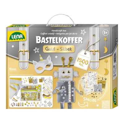 Lena Knutselkoffer Jumbo Goud & Zilver 1500 stuks