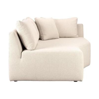 Zuiver Bank 'Prosper' Chaise Longue Element Links, kleur Zand