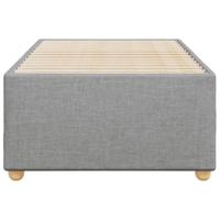 Bedframe zonder matras 90x200 cm stof lichtgrijs - thumbnail