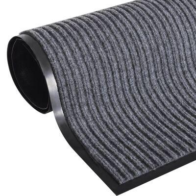 Deurmat PVC 120 x 90 cm (grijs) - thumbnail