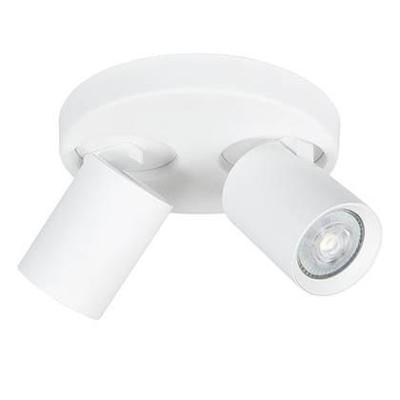 Highlight OpbouwspotOliver 2-lichts mat wit - S7156.00