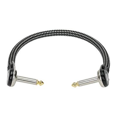 Klotz VINPAN0015 Vintage patchkabels 0.15 m zwart/wit haaks (set van 3)