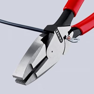 Knipex Kracht-kombitang "Lineman's Pliers" Amerikaans model | Anti-slip kunststof bekleed | Lengte 240 mm | Zelfbedieningskaart/blister - 09 11 240 SB Knipex Kracht-kombitang "Lineman's Pliers" Amerikaans model | Anti-slip kunststof bekleed | Lengte 240 mm | Zelfbedieningskaart/blister - 09 11 240 SB