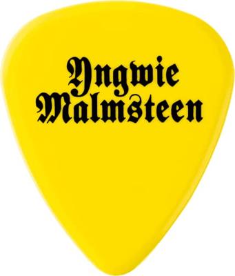 Dunlop YJMP03YL Yngwie Malmsteen Custom Delrin Pick Yellow 1.14 mm plectrumset (6 stuks)
