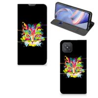 OPPO Reno4 Z 5G Magnet Case Cat Color - thumbnail