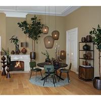 Light & Living Hanglamp 'Plumeria' 34cm, kleur Donkergroen - thumbnail