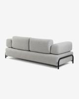 3-zitsbank Compo lichtgrijs 232 cm - thumbnail