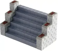 Lemax staircase s/3 kerstdorp accessoire 2018 - thumbnail