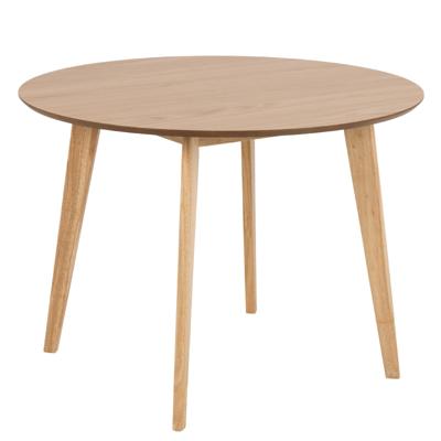 Bendt Ronde Eettafel 'Torkil' 105cm, kleur Naturel Eiken Bendt Ronde Eettafel 'Torkil' 105cm, kleur Naturel Eiken
