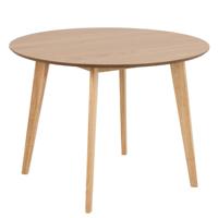 Bendt Ronde Eettafel 'Torkil' 105cm, kleur Naturel Eiken - thumbnail