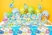 Hangdecoratie Swirls Baby Shark (6st) - thumbnail