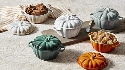 LE CREUSET - Halloween - Mini braadpan Pompoen 0,35l Wit