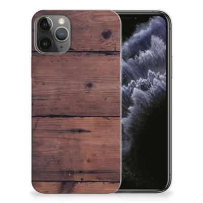 Apple iPhone 11 Pro | Bumper Hoesje | Old Wood Apple iPhone 11 Pro | Bumper Hoesje | Old Wood