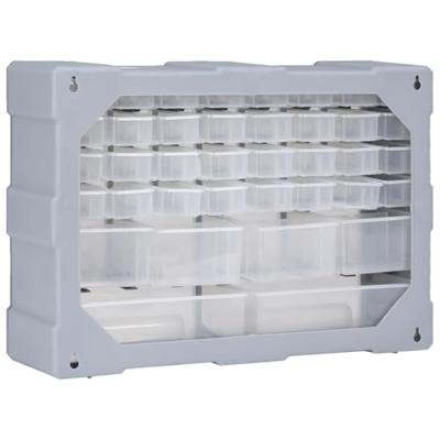 VidaXL Organiser met 38 lades 52x16x37,5 cm