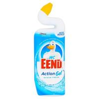 WC Eend Toiletreiniger action gel marine wave 750 Milliliter - thumbnail