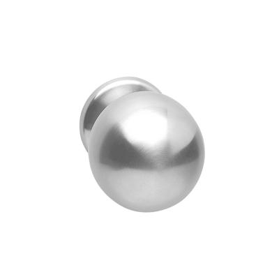 Intersteel voordeurknop bol ø75mm op achterplaat ø66mm éénzijdige montage - RVS Intersteel voordeurknop bol ø75mm op achterplaat ø66mm éénzijdige montage - RVS