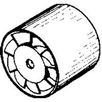 Wallair Buisvormige inschuifventilatoren 24 V 20100258 - thumbnail