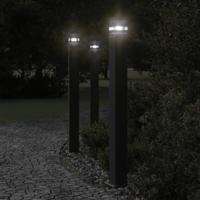 VidaXL Buitenvloerlamp 110 cm aluminium zwart - thumbnail
