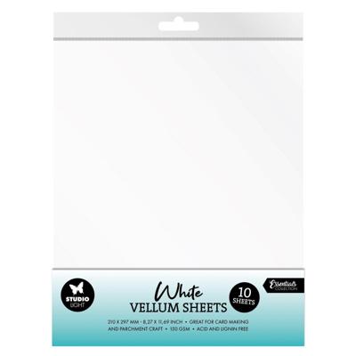 Studio Light • essentials vellum sheets 150 gsm white