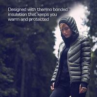 Craft 1908007 Lt Down Jacket Wmn - Black - L - thumbnail